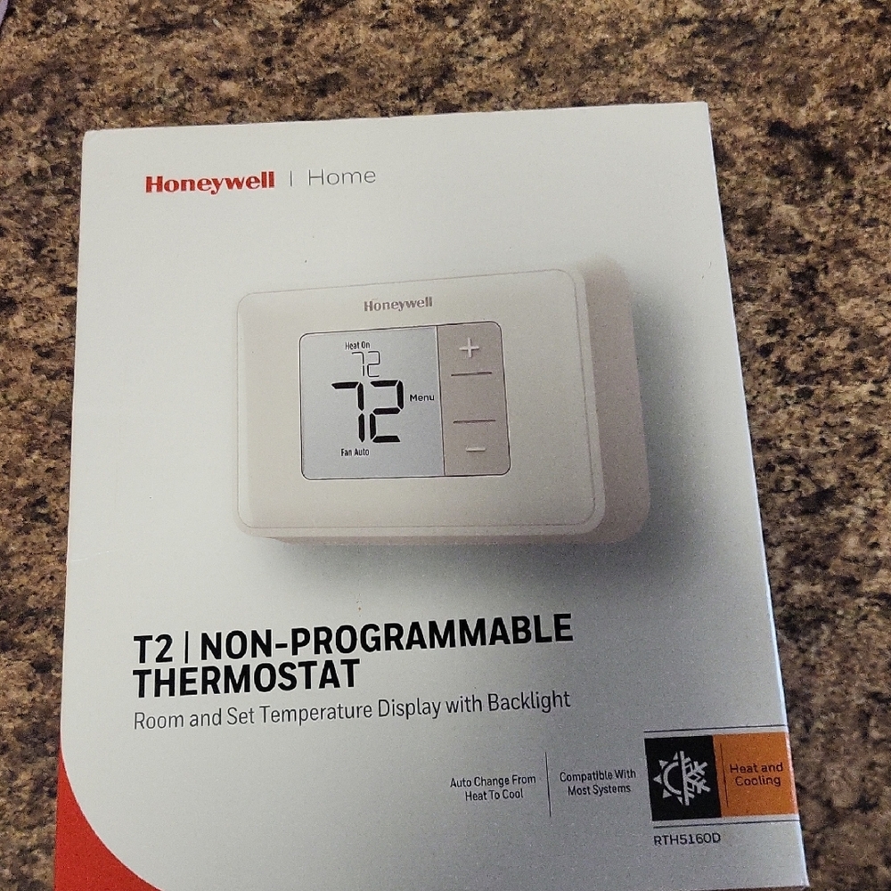 Honeywell White Non-Programmable Thermostat
